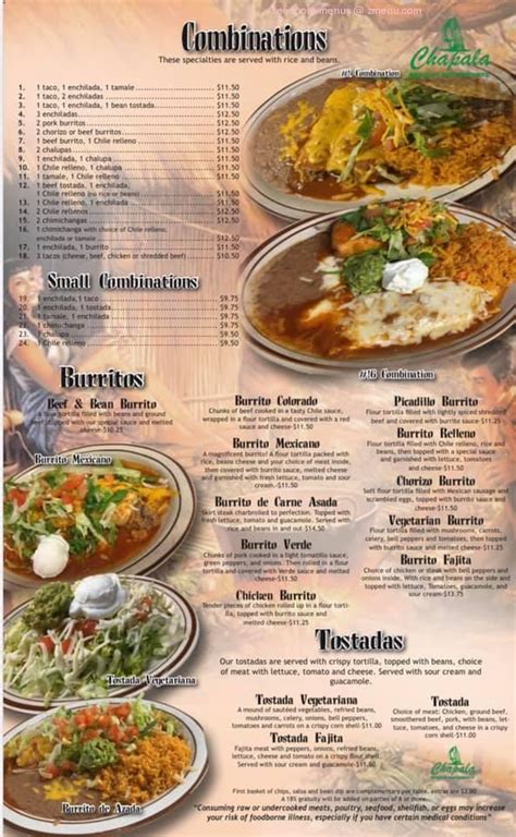 chapala mexican restaurant|chapala restaurant menu.